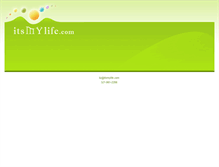 Tablet Screenshot of itsmylife.com